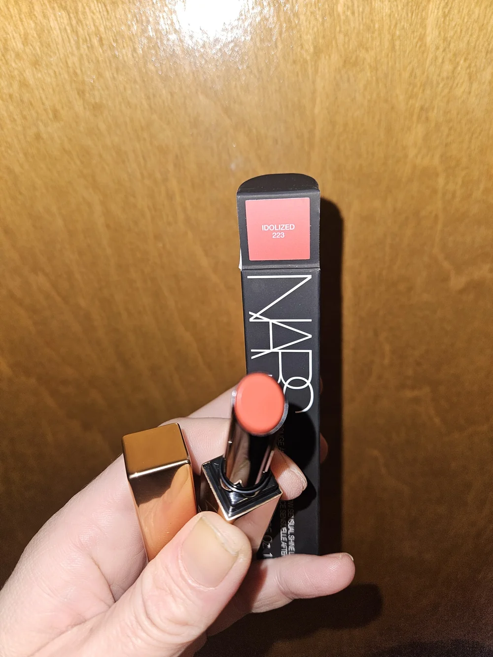 NARS Idolized 223 Satin Lipstick — Warm Coral-Rose